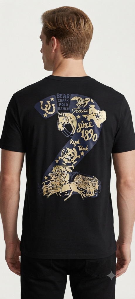 USPA D.co black back printed