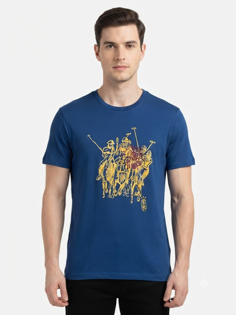 USPA D.co blue t.shirt
