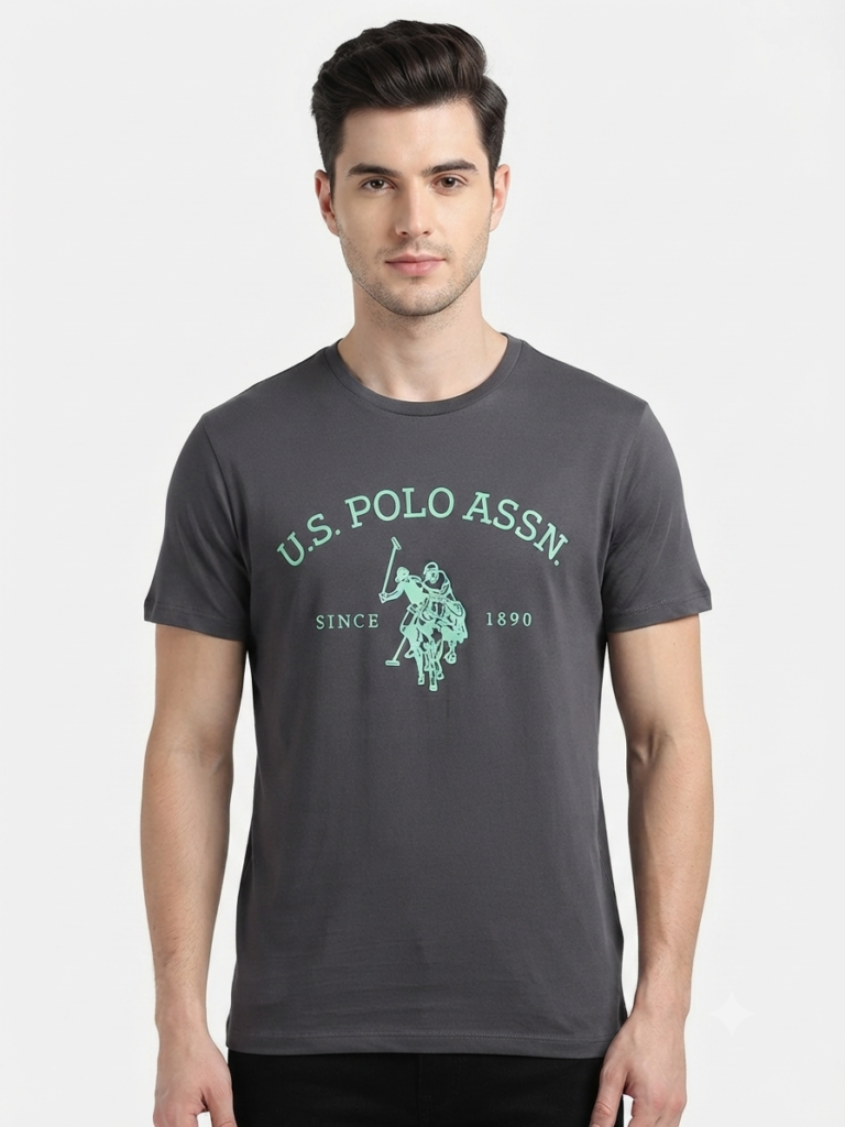 USPA D.co Grey with blue logo