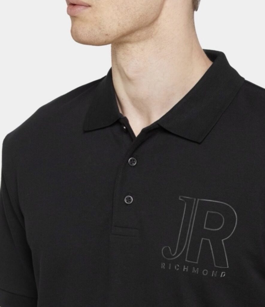 Black JR Richmond Polo Shirt