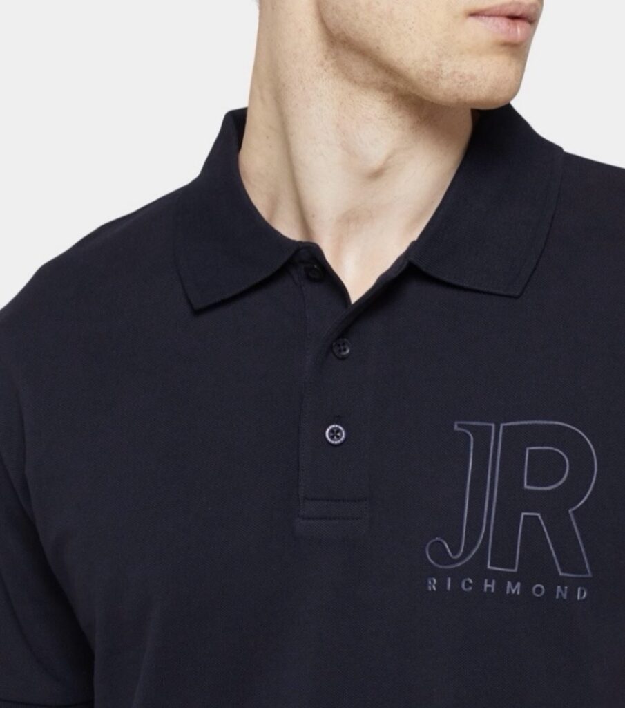 JR dark blue polo